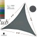 LyShade 9'10" x 9'10" x 9'10" Triangle Sun Shade Sail Canopy with Stainless Steel Hardware Kit - UV Block for Patio and Outdoor   